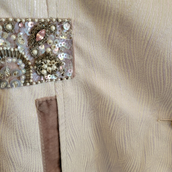 DOLCE & GABBANA matching set in baby pink with EXQUISITE handmade beadwork - Picture 12 of 14